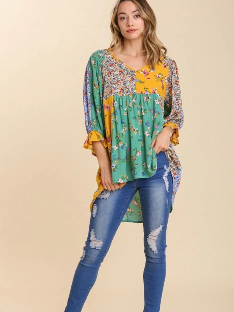 Raven Top - Green Mix