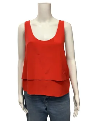 Rebecca Minkoff Top Orange Size: S