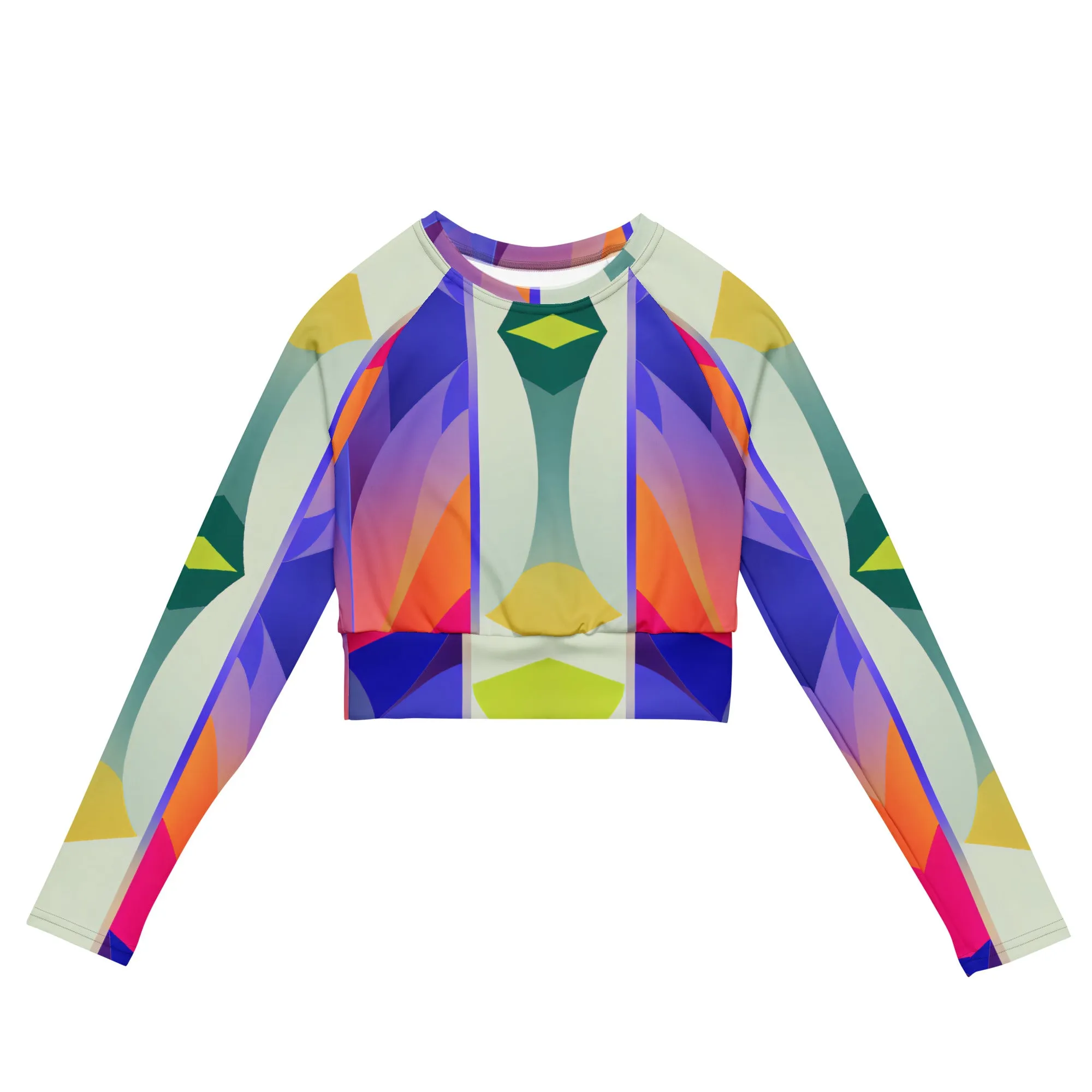 Recycled Long-sleeve Crop Top Perry