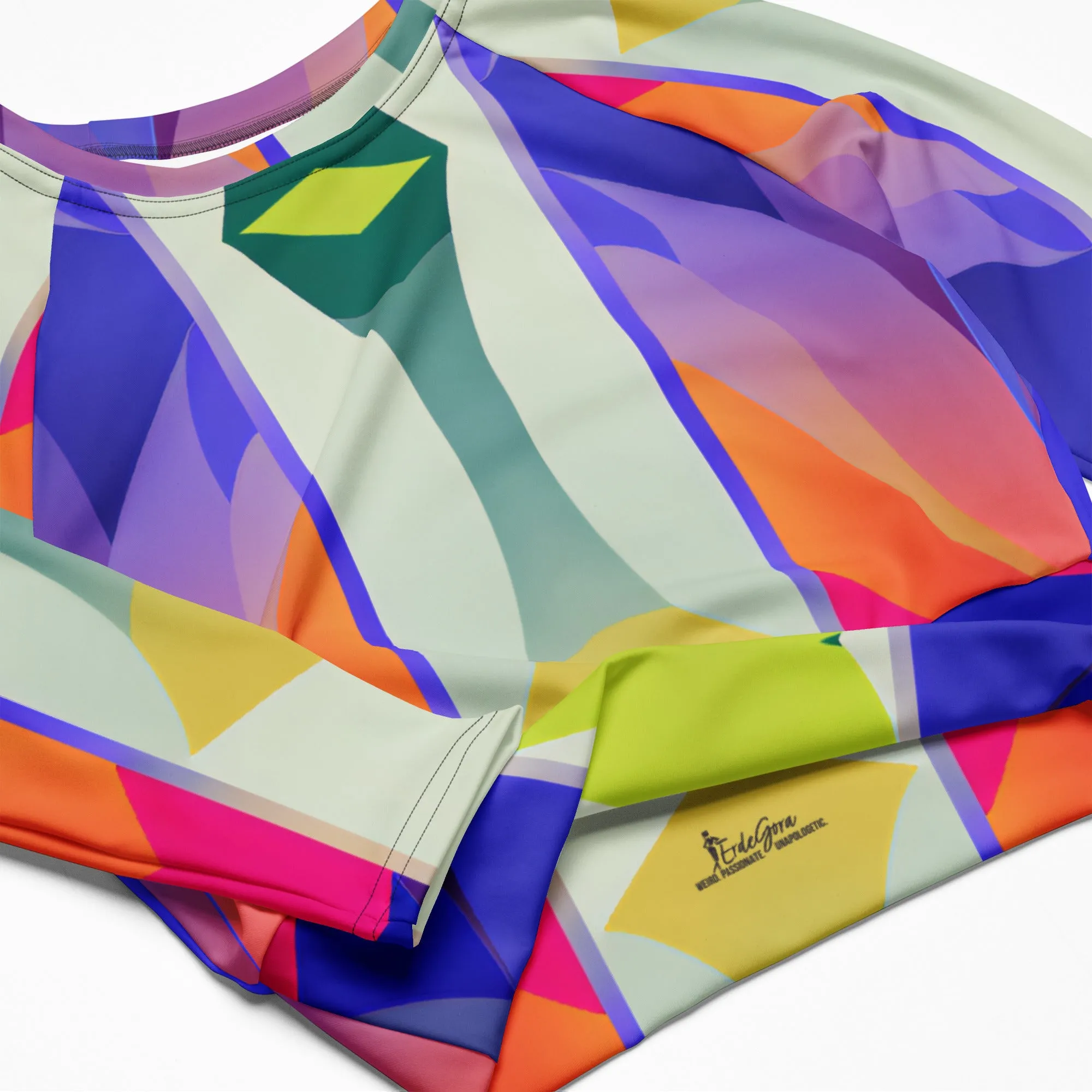 Recycled Long-sleeve Crop Top Perry
