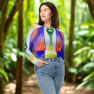 Recycled Long-sleeve Crop Top Perry