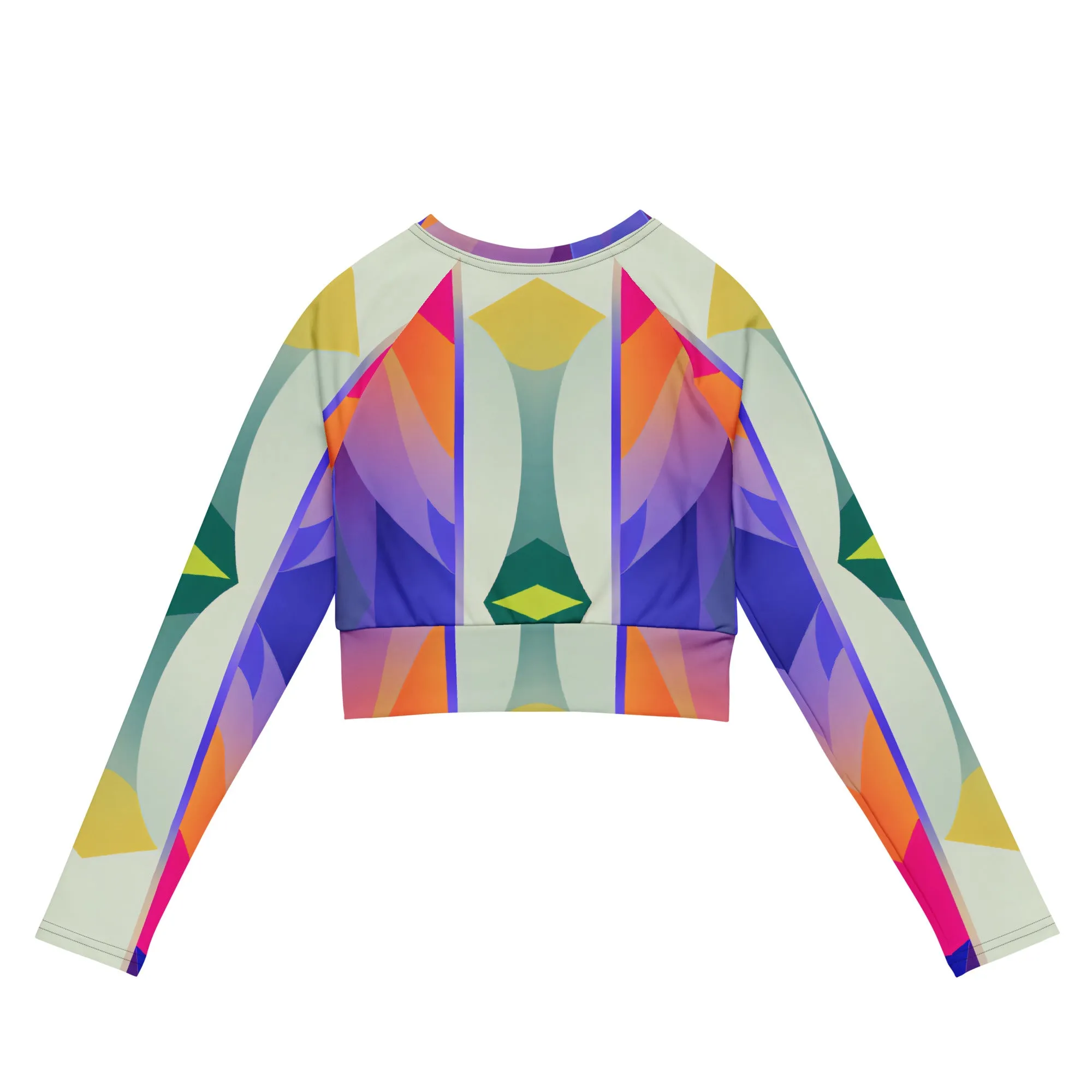 Recycled Long-sleeve Crop Top Perry