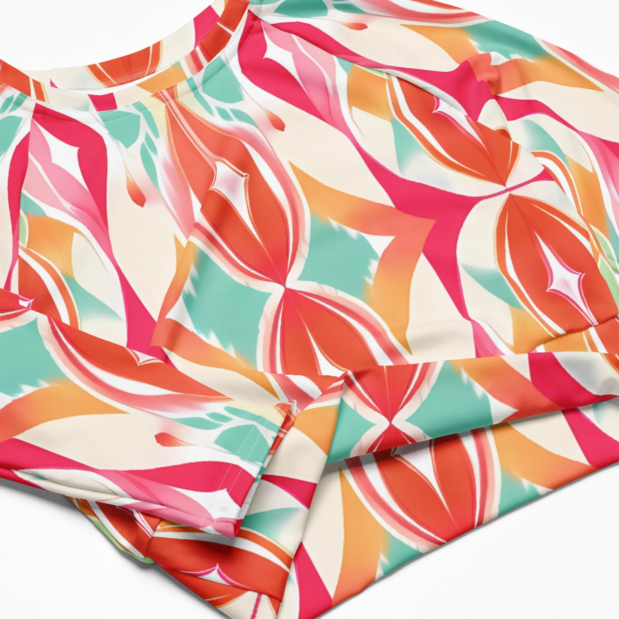 Recycled Long-sleeve Crop Top Pippa