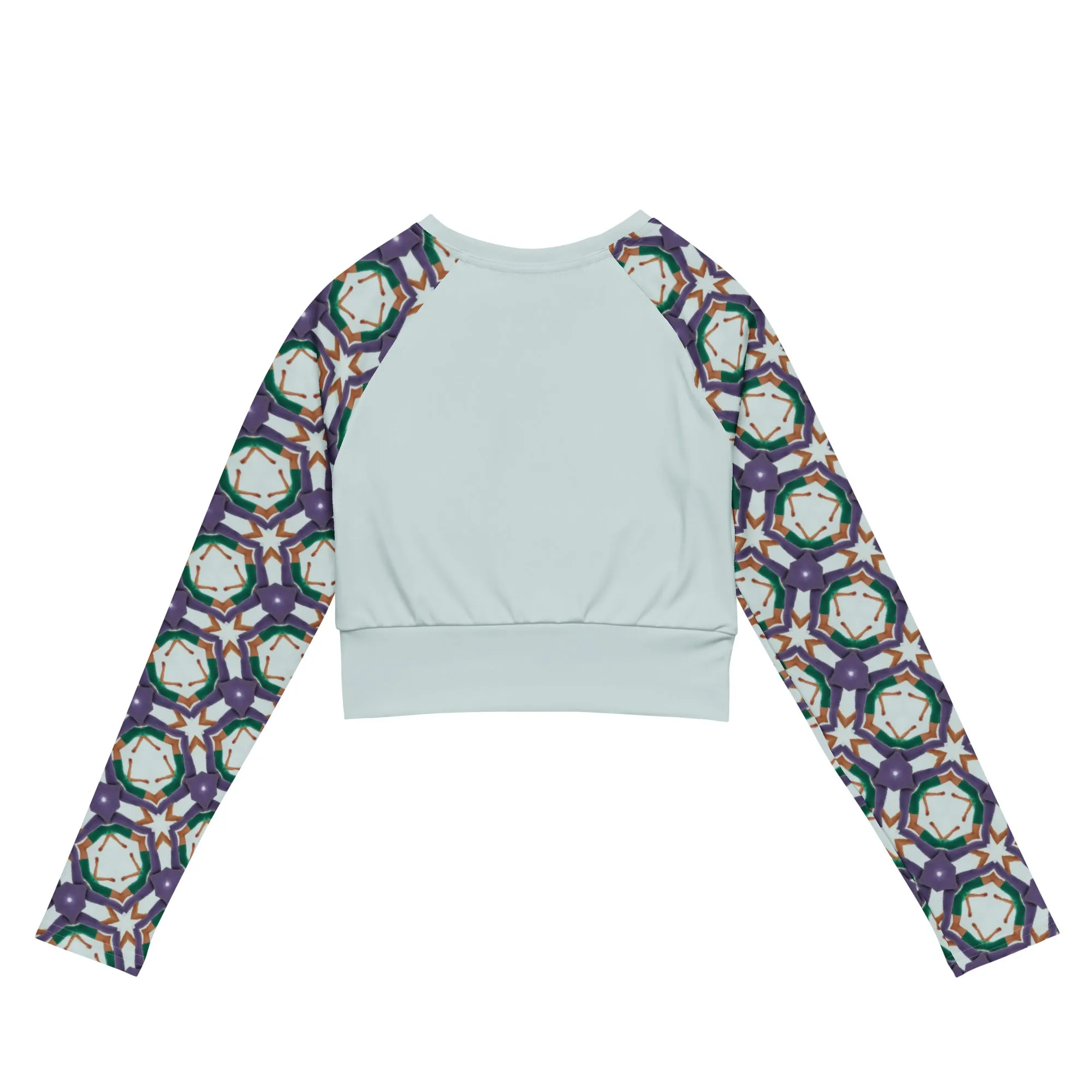 Recycled Long-Sleeve Crop Top Soccer Star