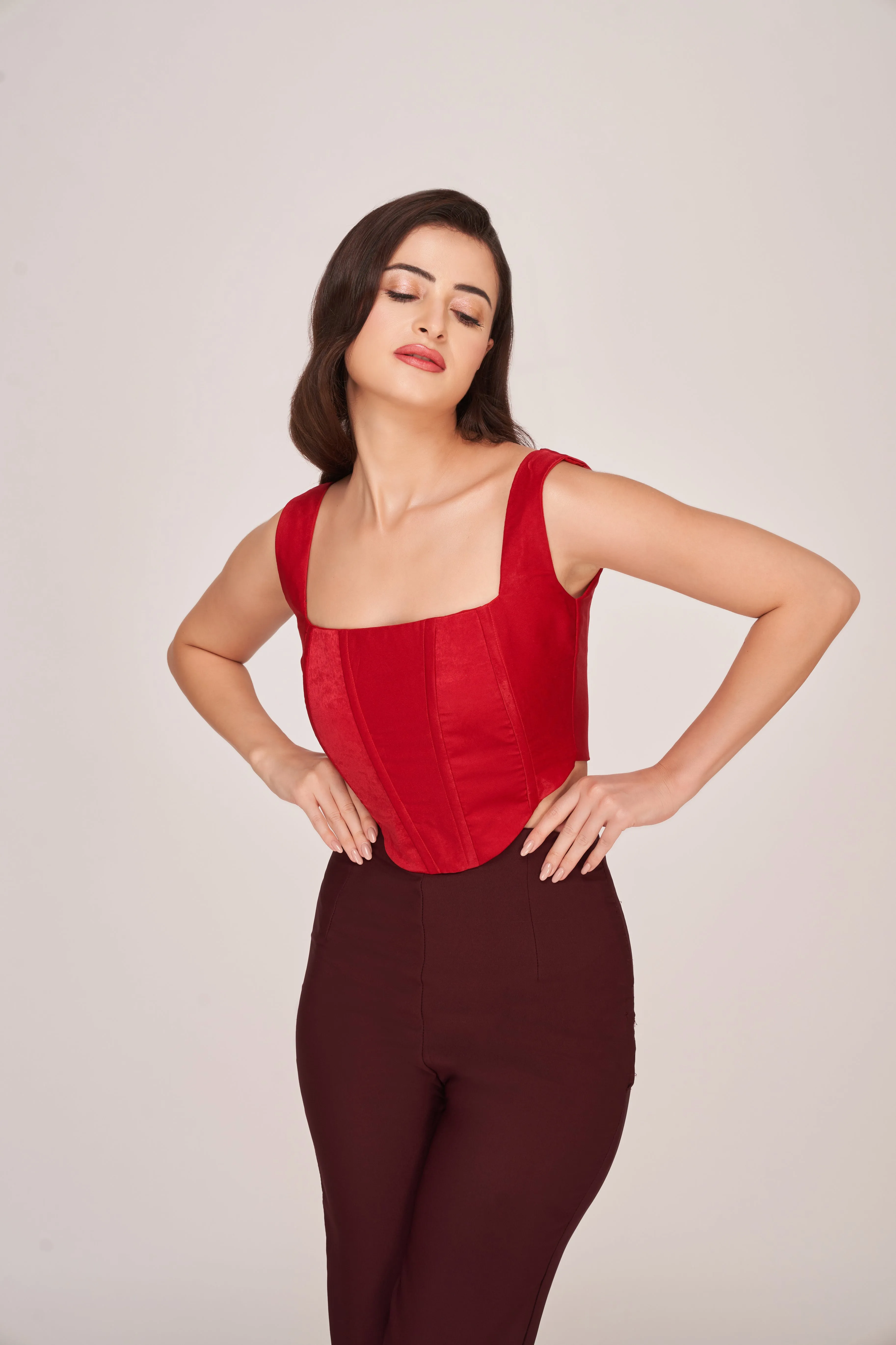 Red Corset Top