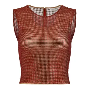 Red Crystal Tank Top