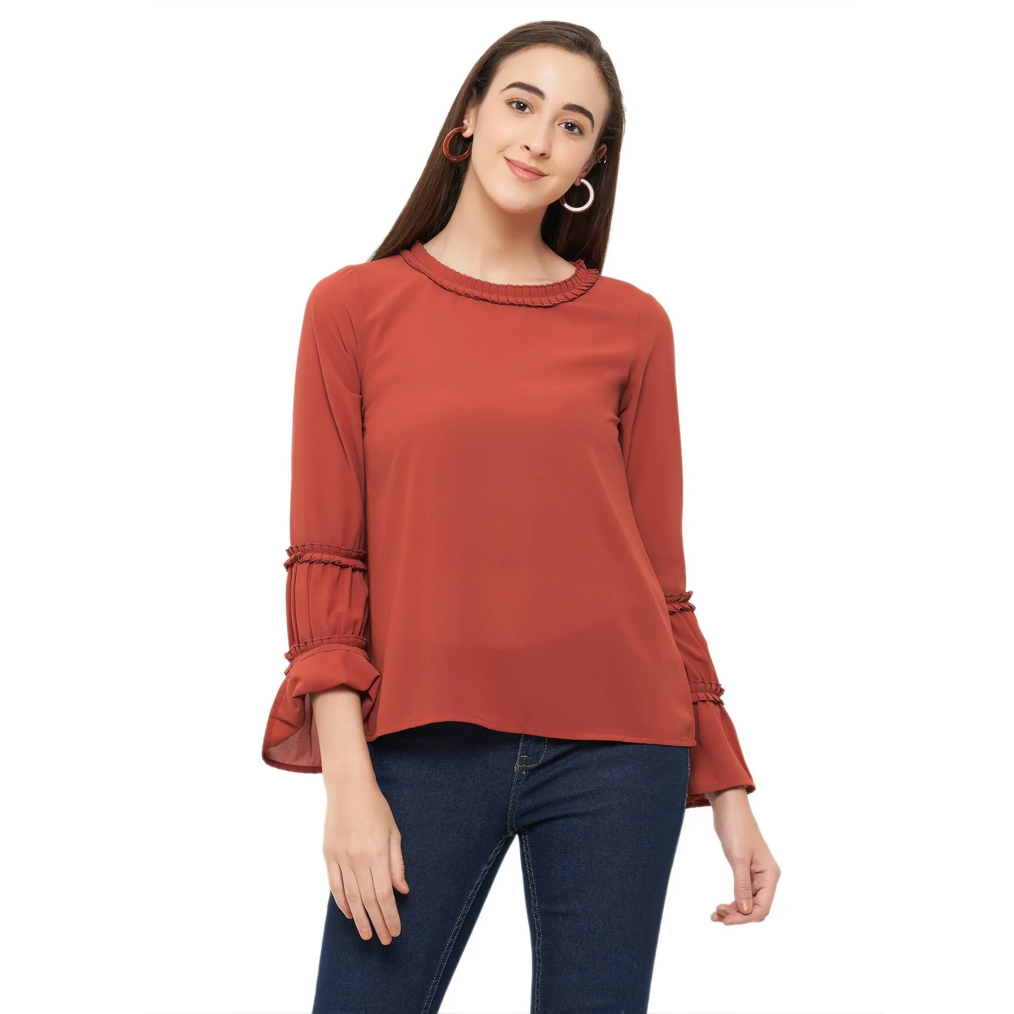 Red Solid Top