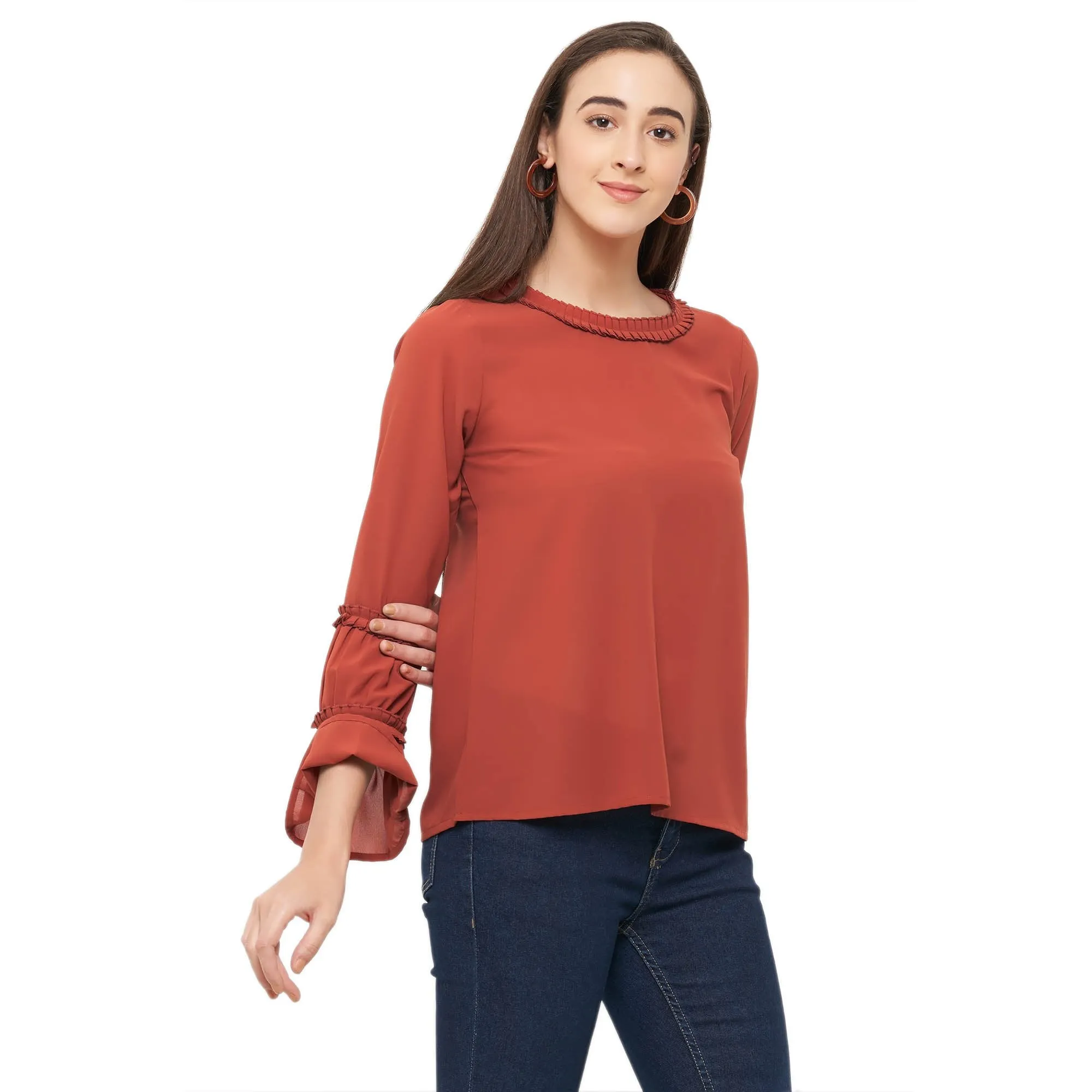 Red Solid Top