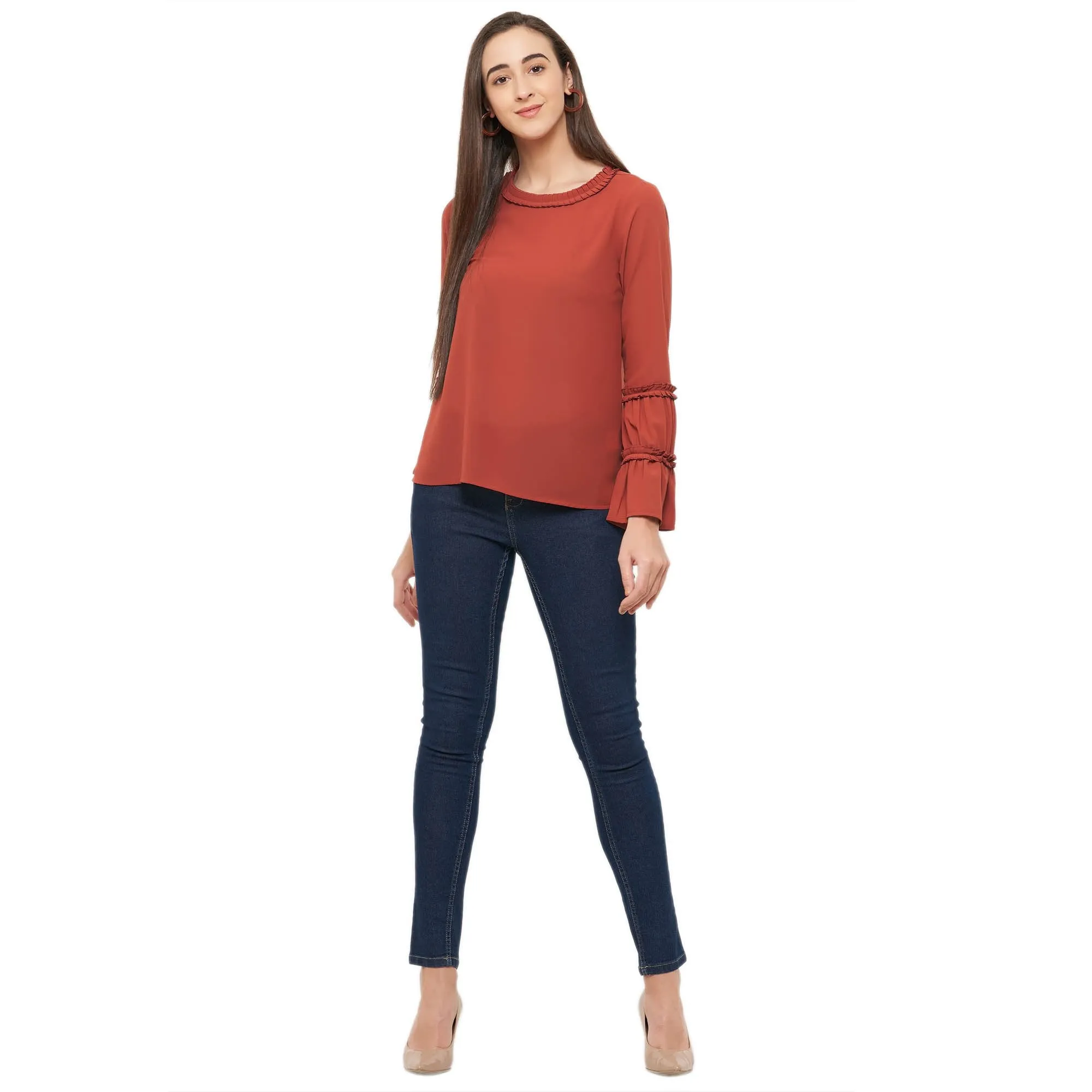 Red Solid Top