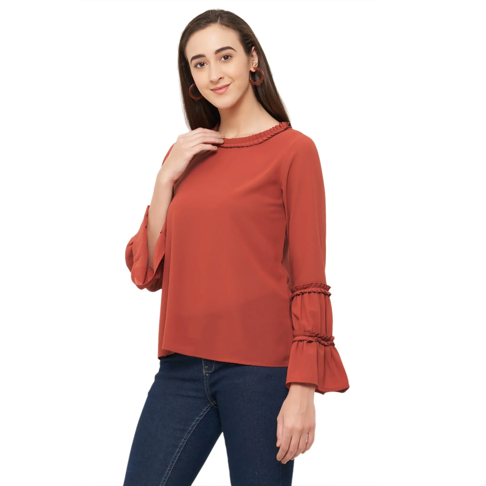 Red Solid Top
