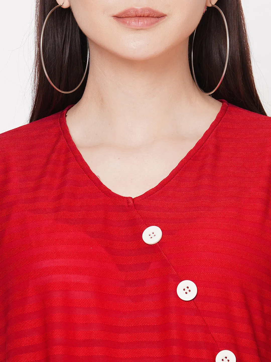 Red Stripes Top