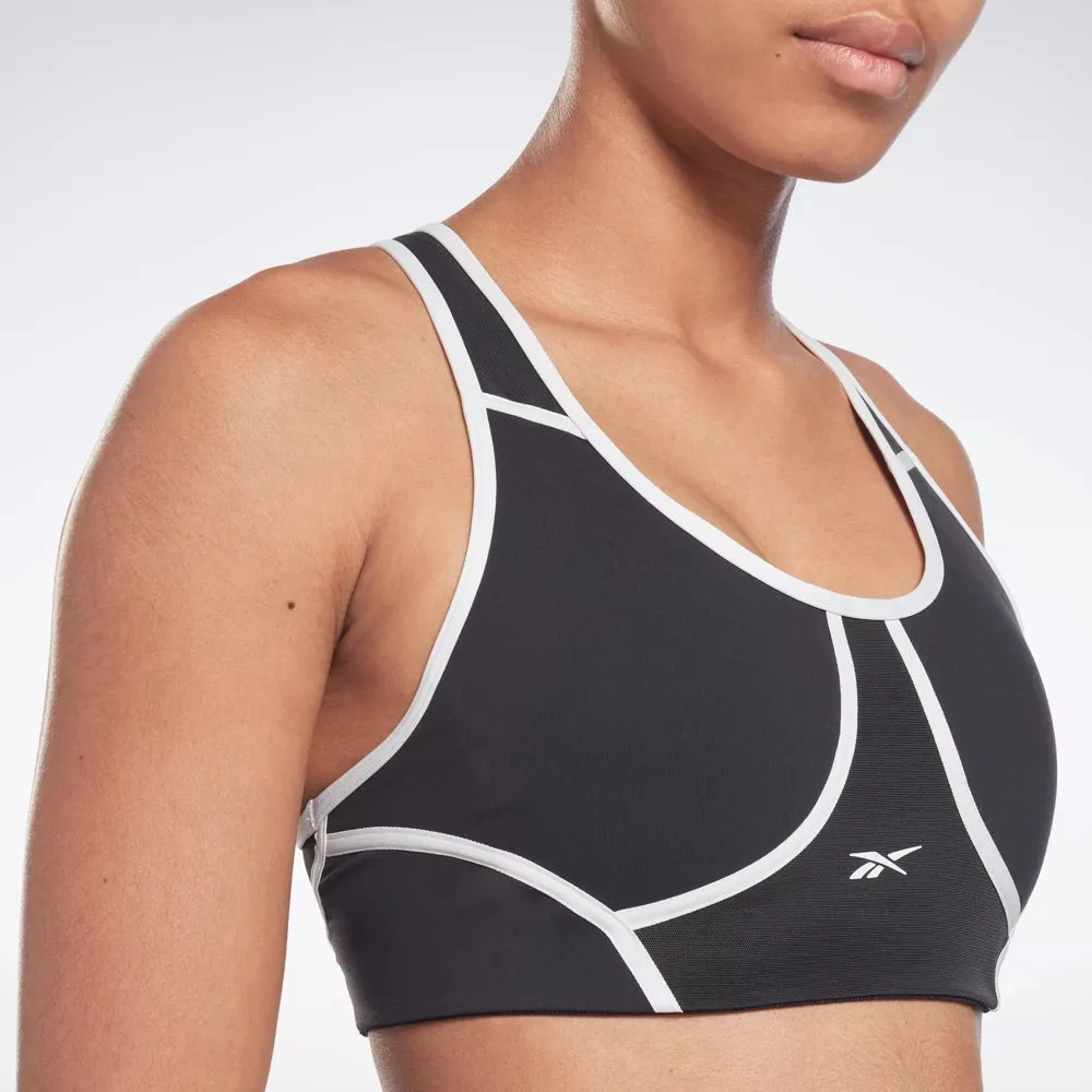 REEBOK Lux Racer Padded Colorblocked Bra