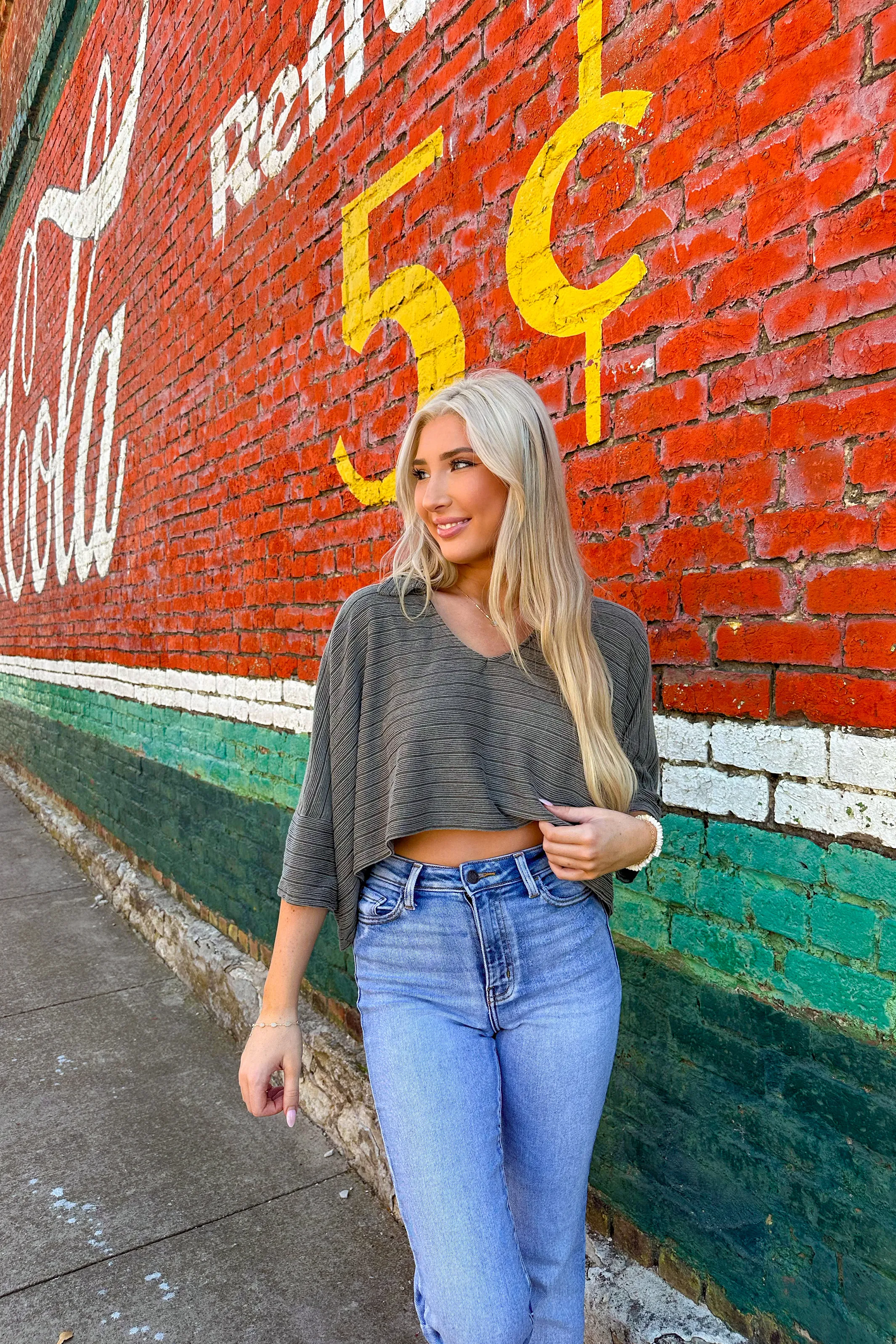 Reed Collared Top