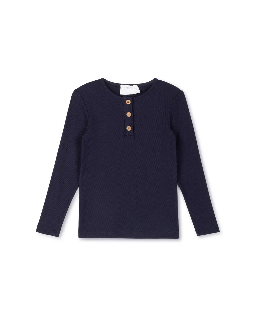 Ribbed Henley Tee