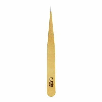 Rubis Gold Pointed Tweezers