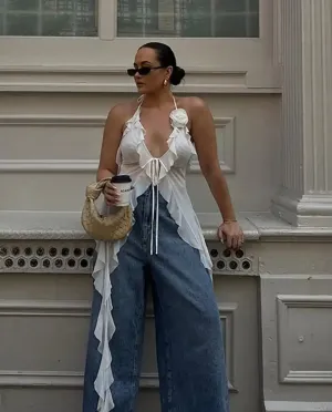 Ruched crop top