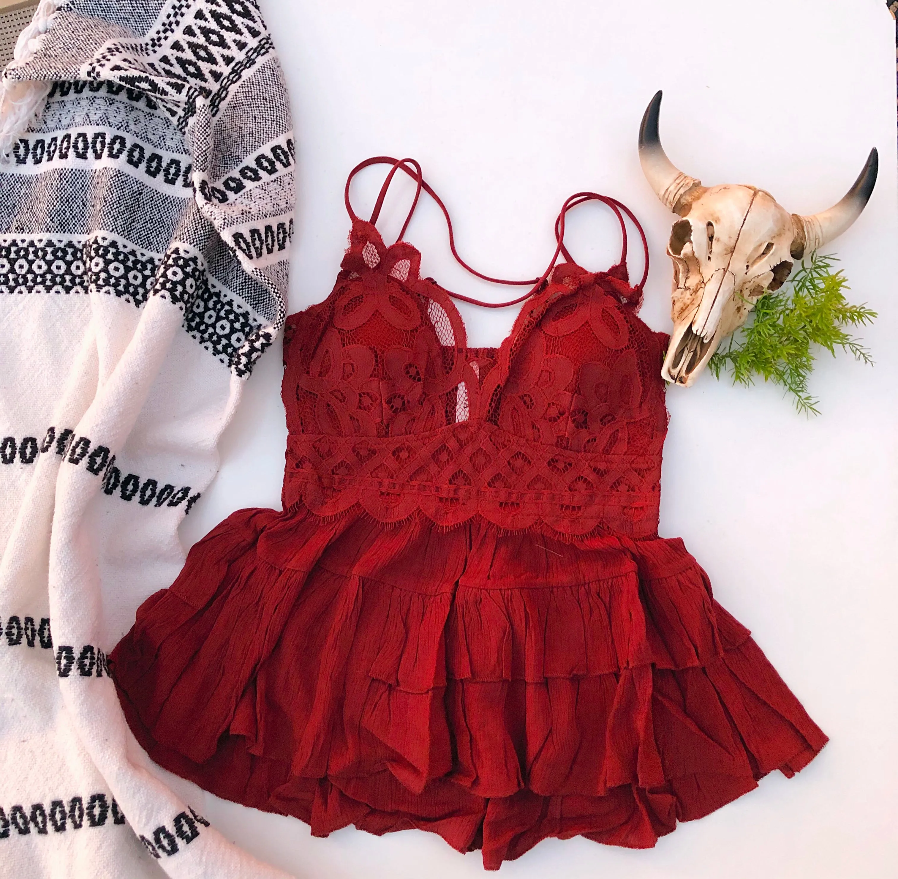 Rust Bralette Top