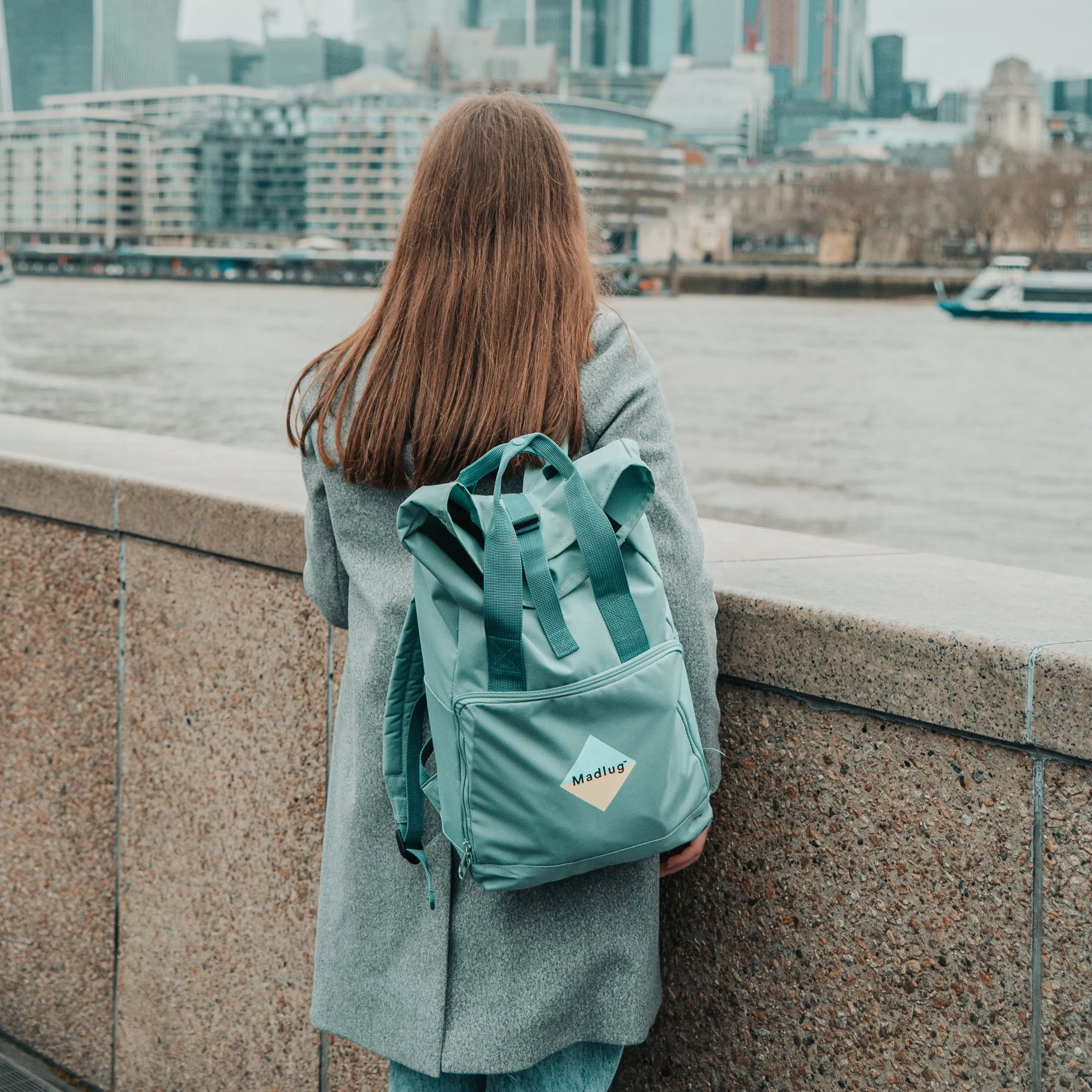 Sage Roll-Top Backpack
