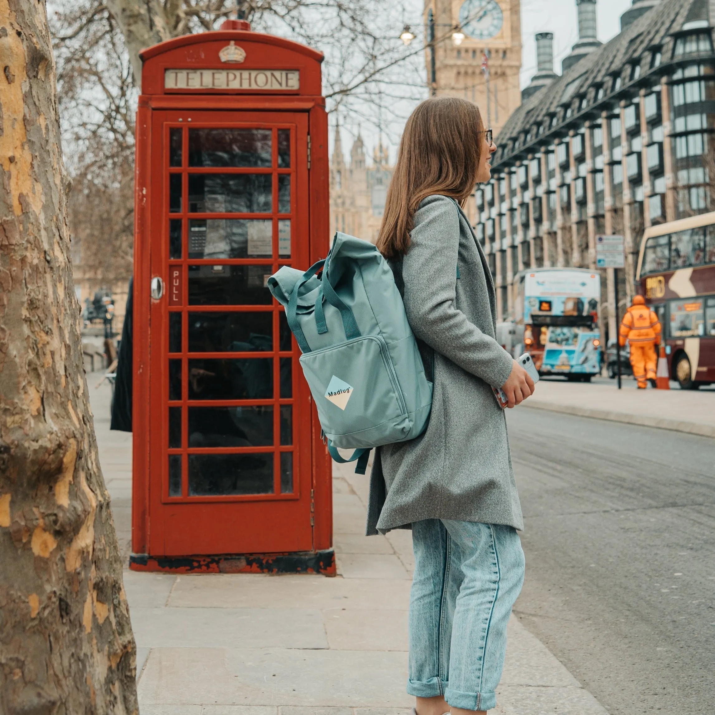 Sage Roll-Top Backpack