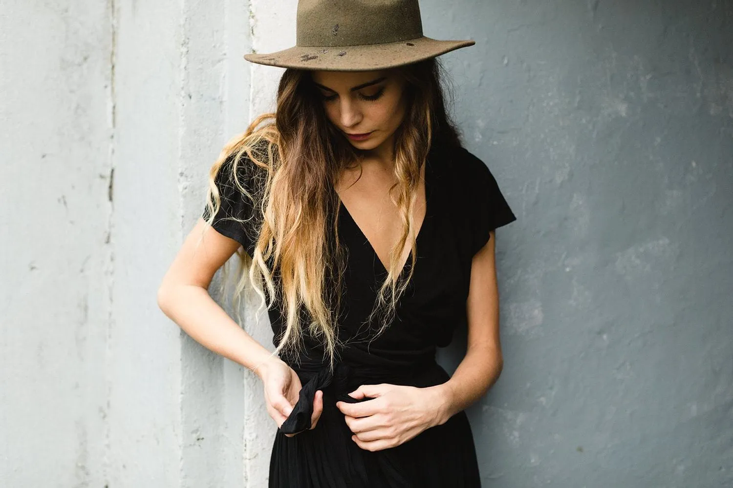 Sammy Wrap Top | Black