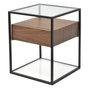 Scandinavian Side Table - Walnut