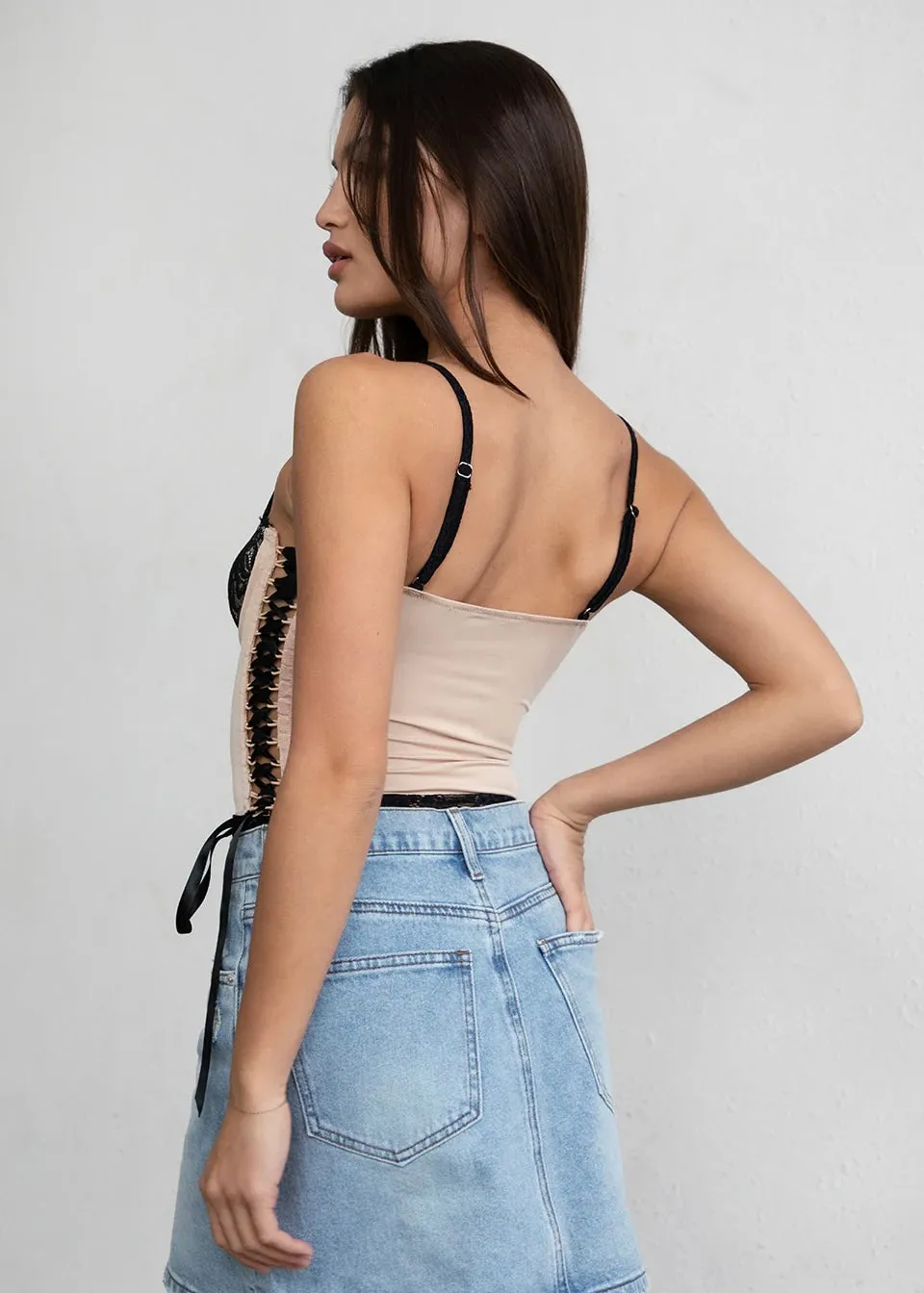 Seduction Noir Mesh Cami