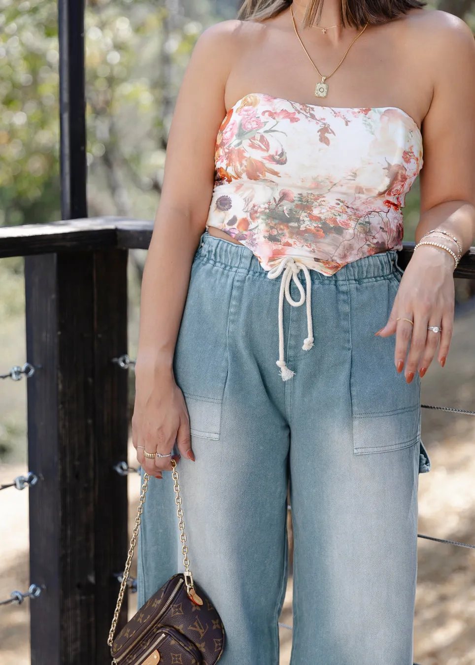 Seductive Petal Corset Top