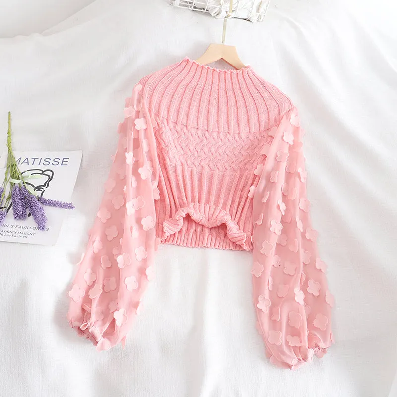 She Likes Everyone Knitted Blouse