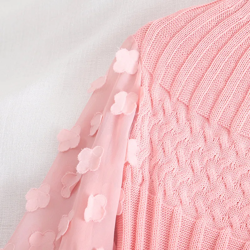 She Likes Everyone Knitted Blouse