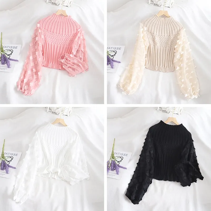 She Likes Everyone Knitted Blouse