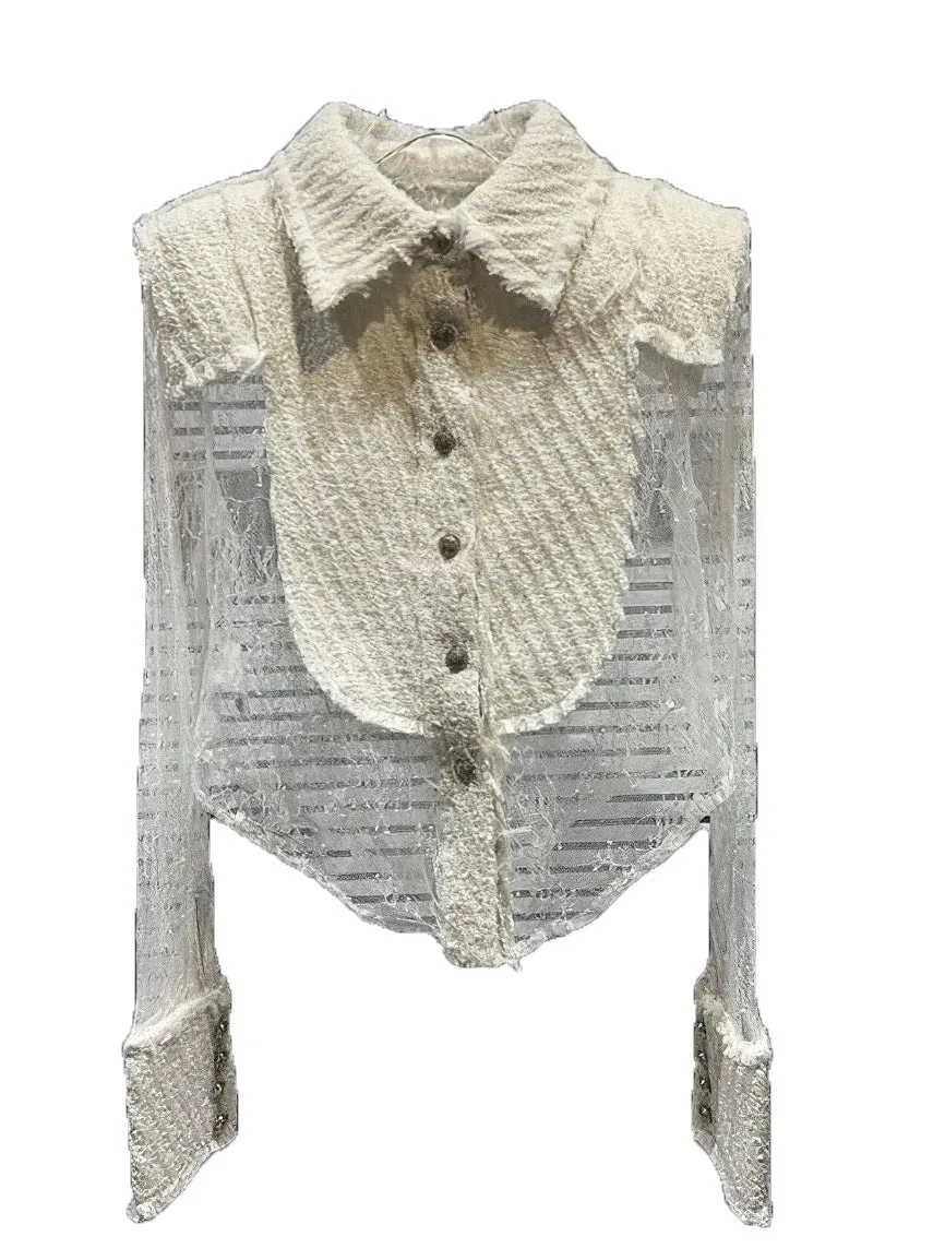 Sheer Lace Blouse
