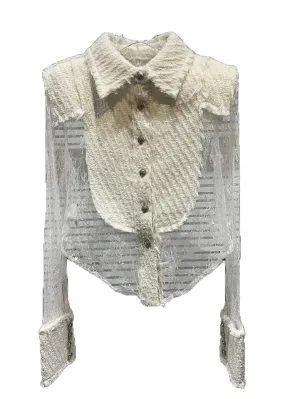Sheer Lace Blouse