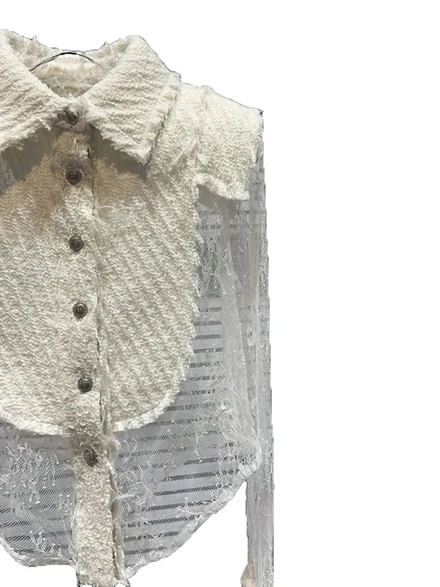 Sheer Lace Blouse