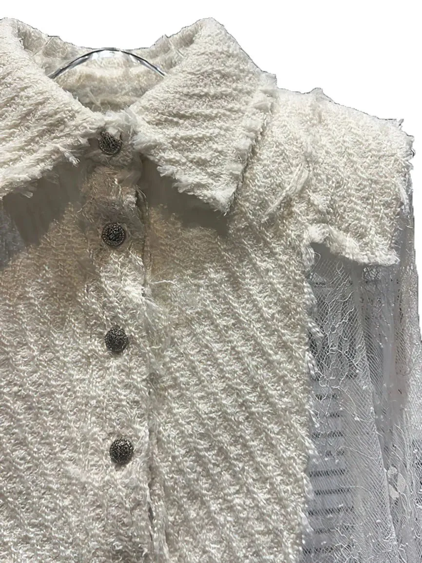 Sheer Lace Blouse