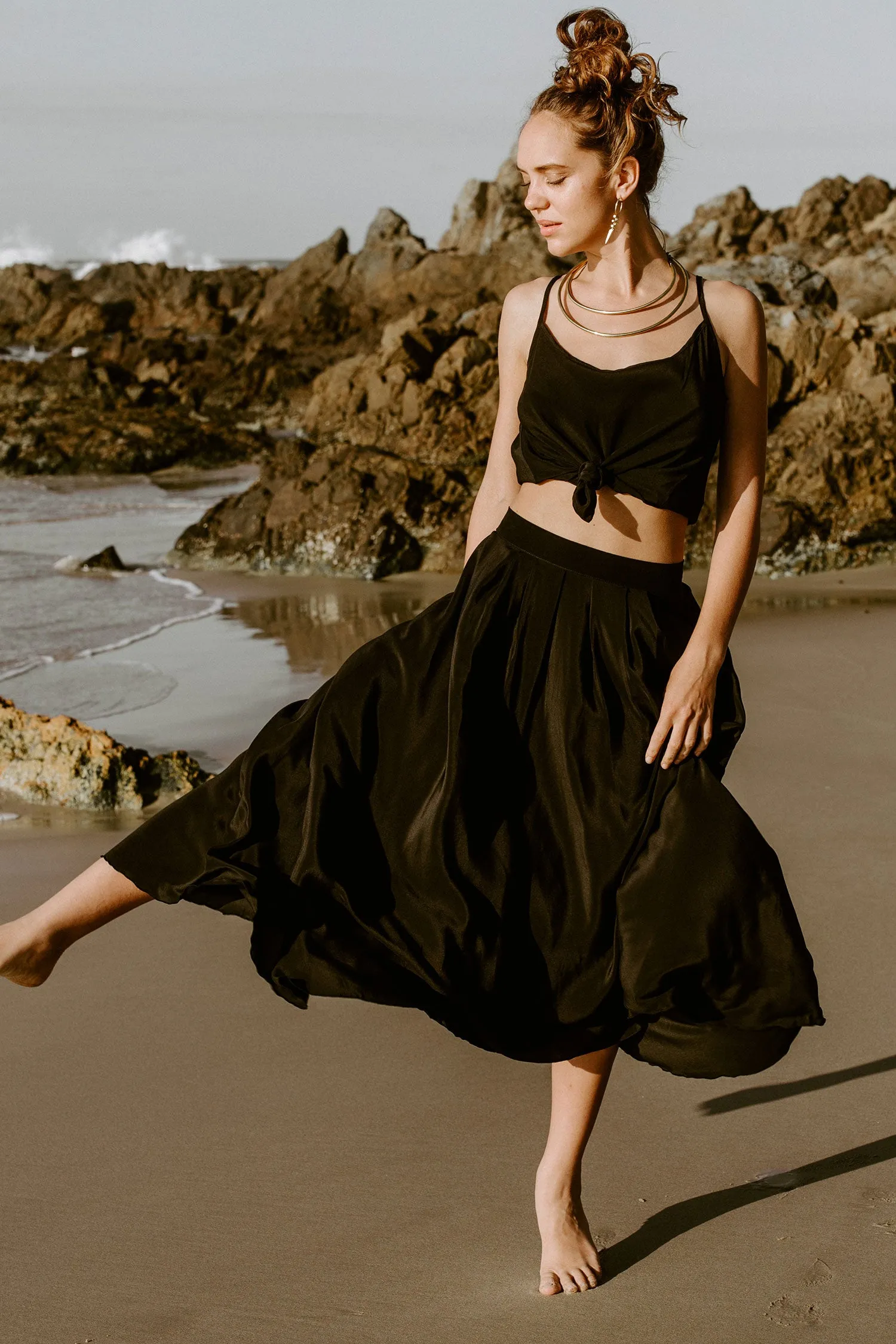 Silk Cami - Black