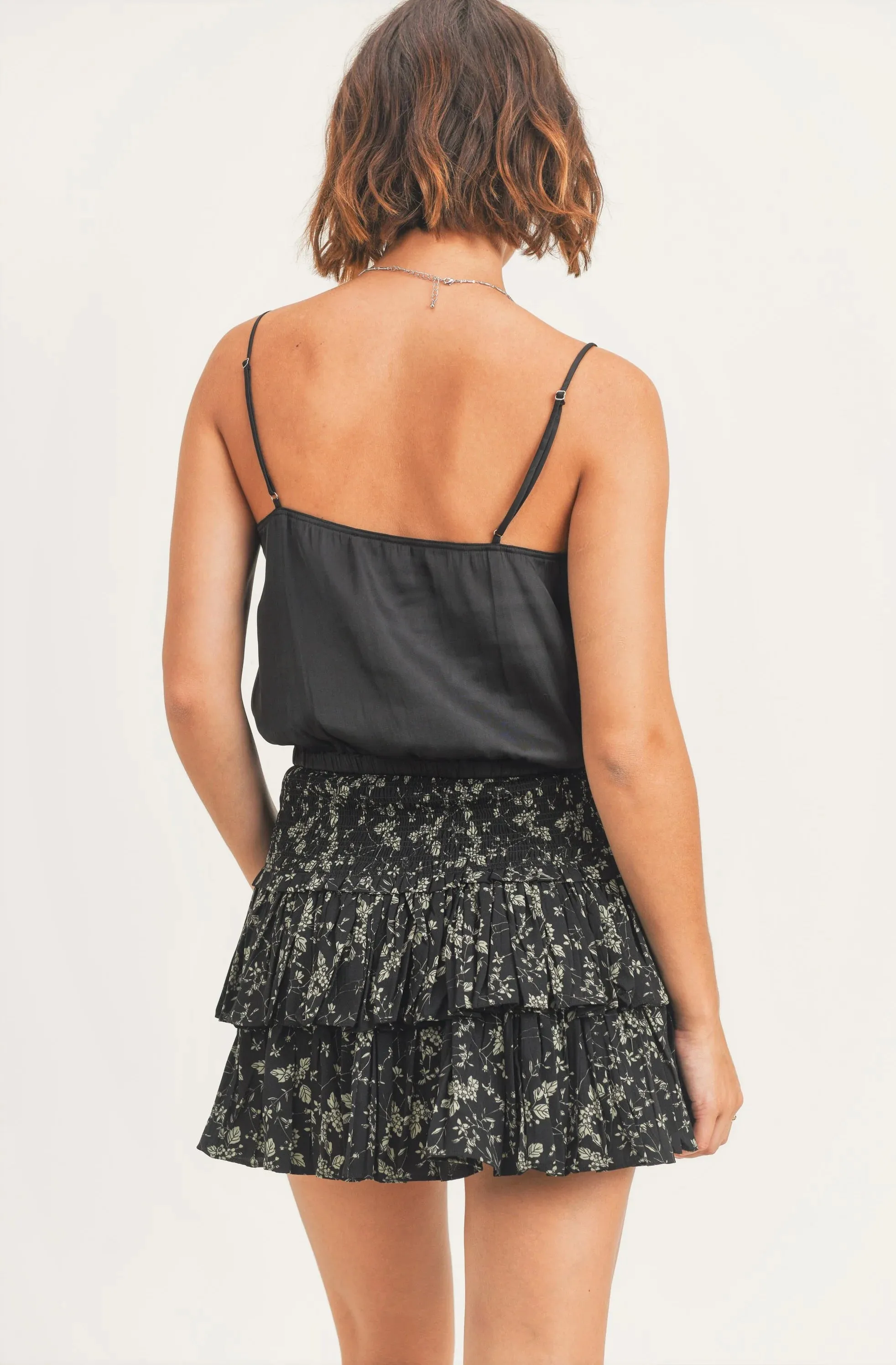 Silky Crop Top-Blk JT512