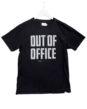 Size M | Wood Wood Black Out of Office T-shirt