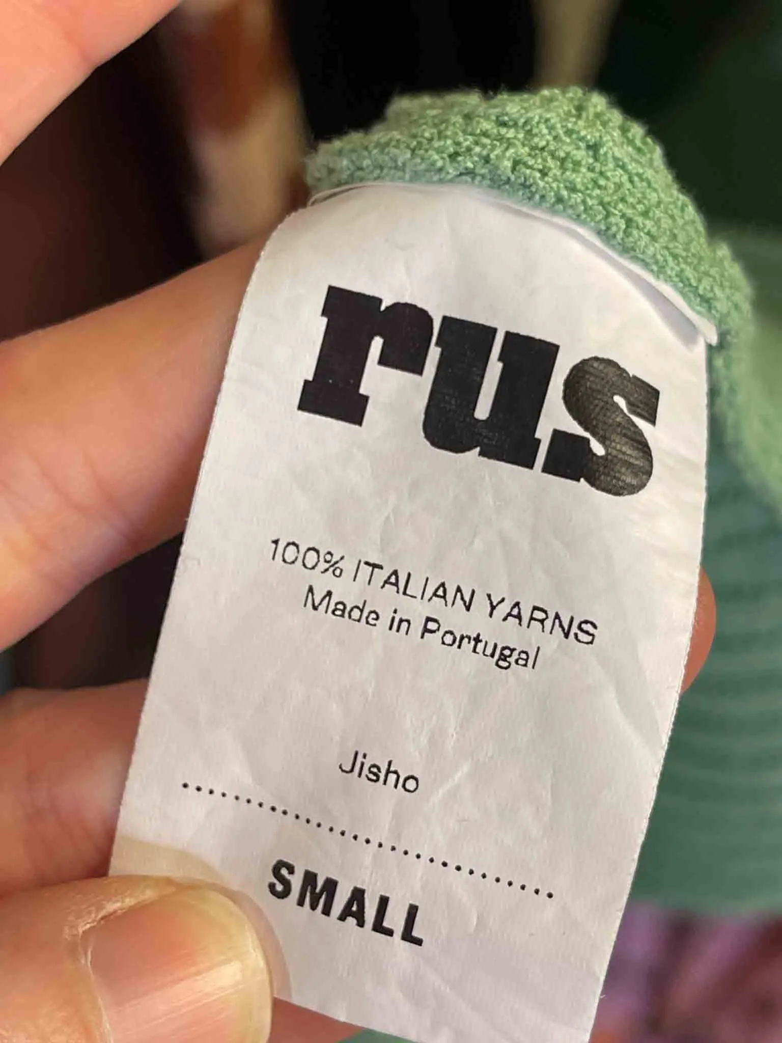 Size S | RUS Green Jisho Polo Top