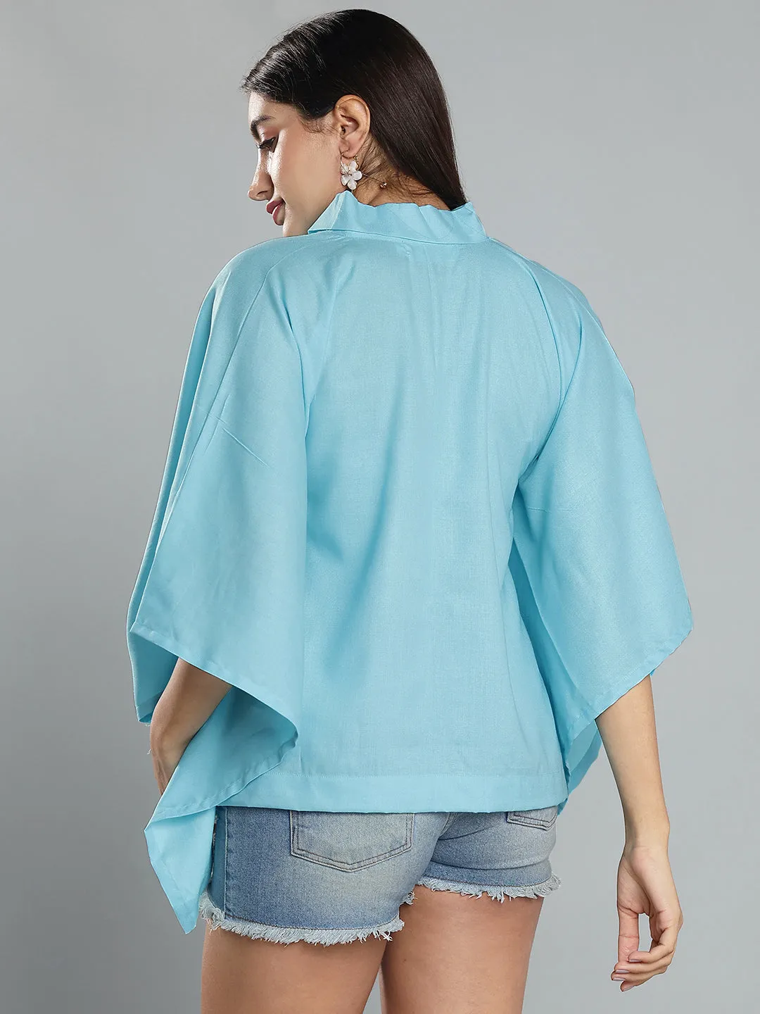 SkyBlue Kaftan Top - Indradhanush