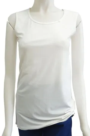 Sleeveless Long Cami - Ivory