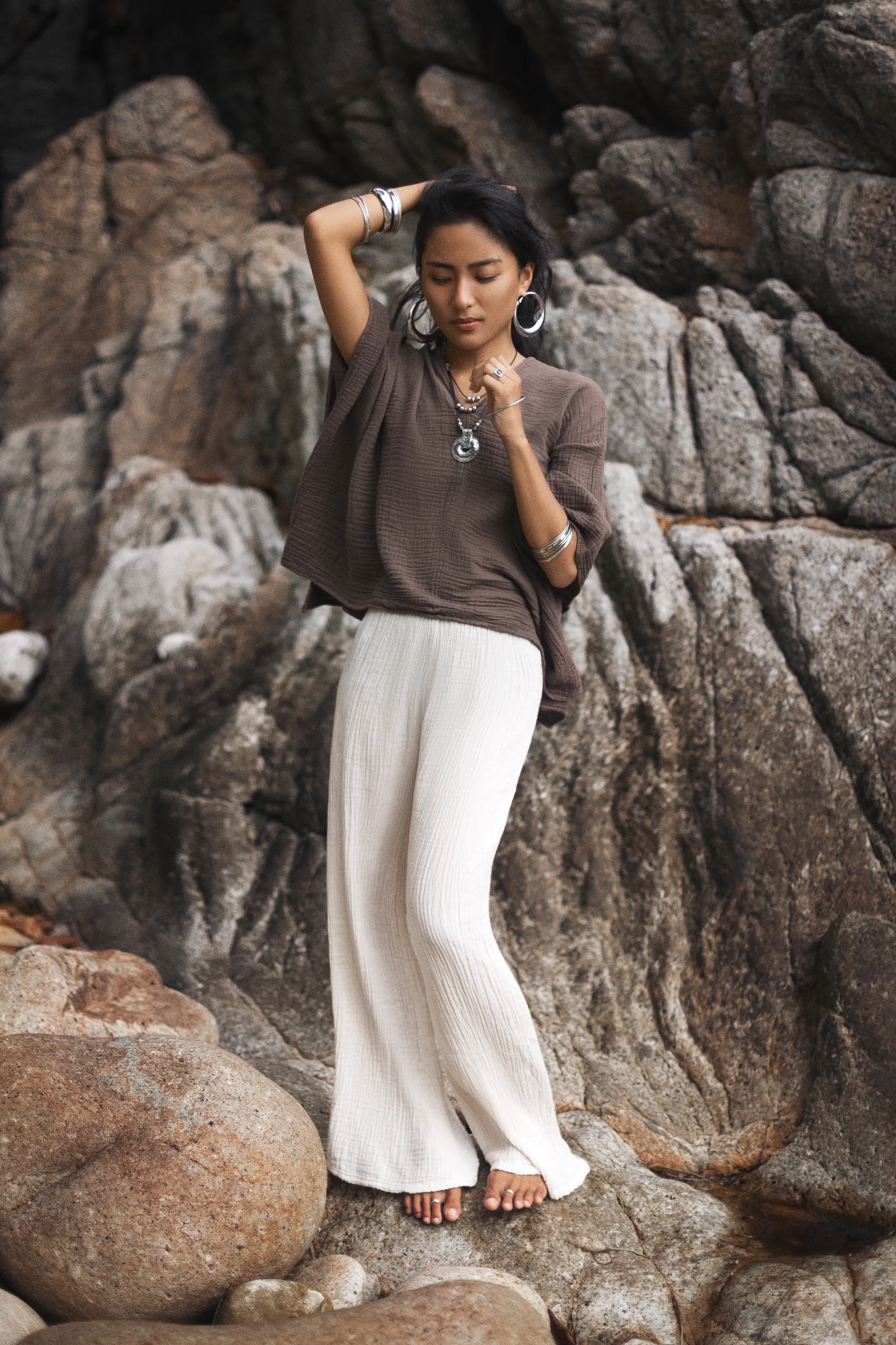 Sola Butterfly Top Mocha