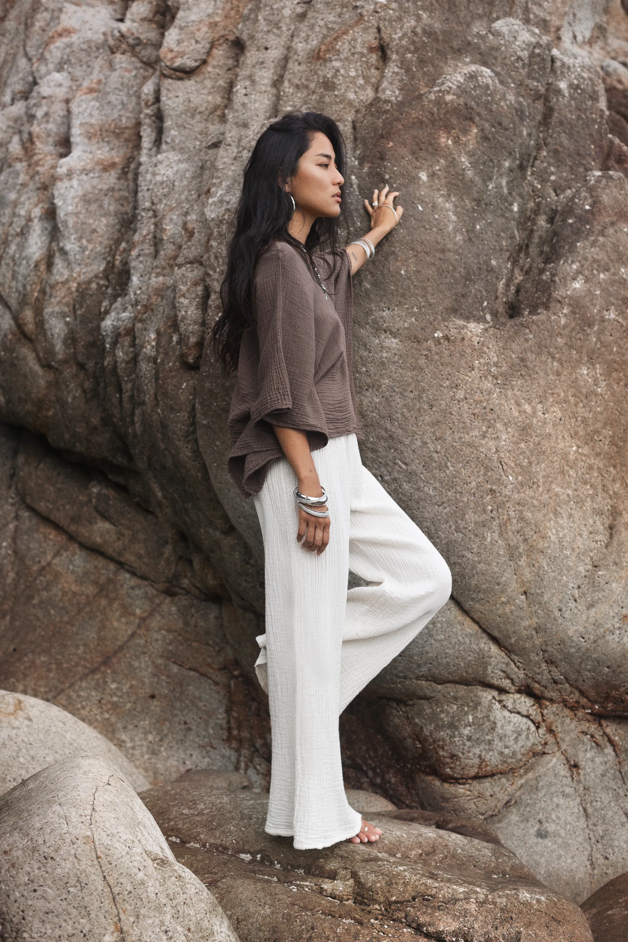 Sola Butterfly Top Mocha