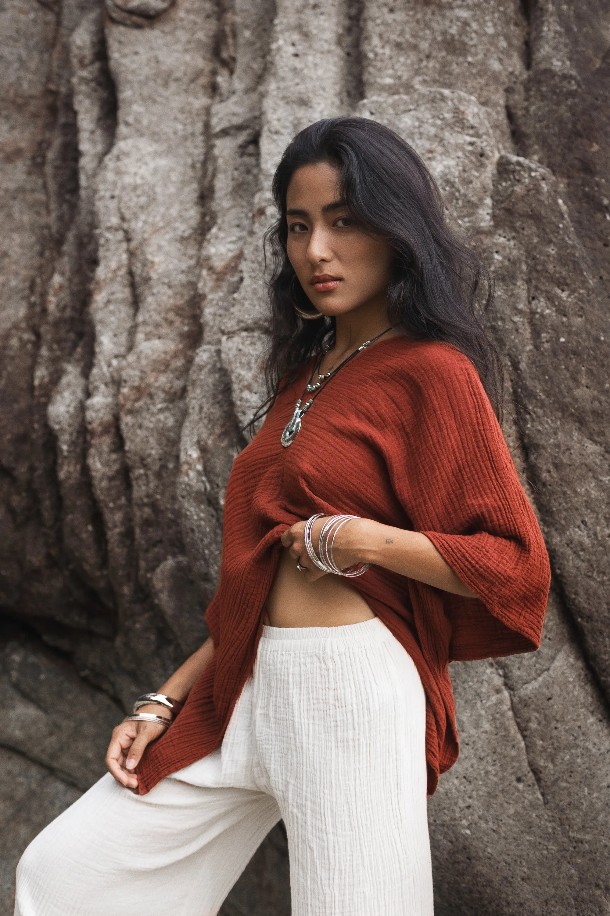 Sola Butterfly Top Rust