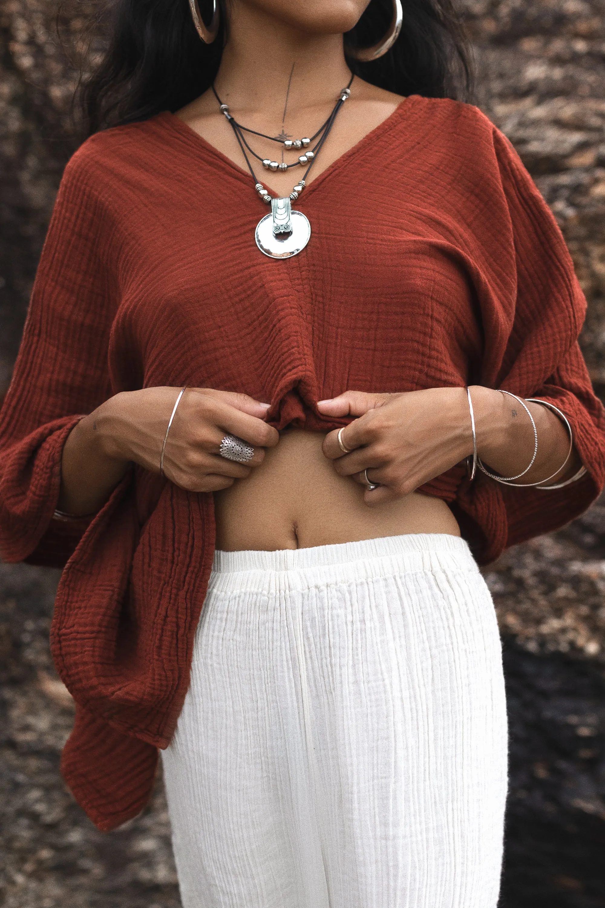 Sola Butterfly Top Rust
