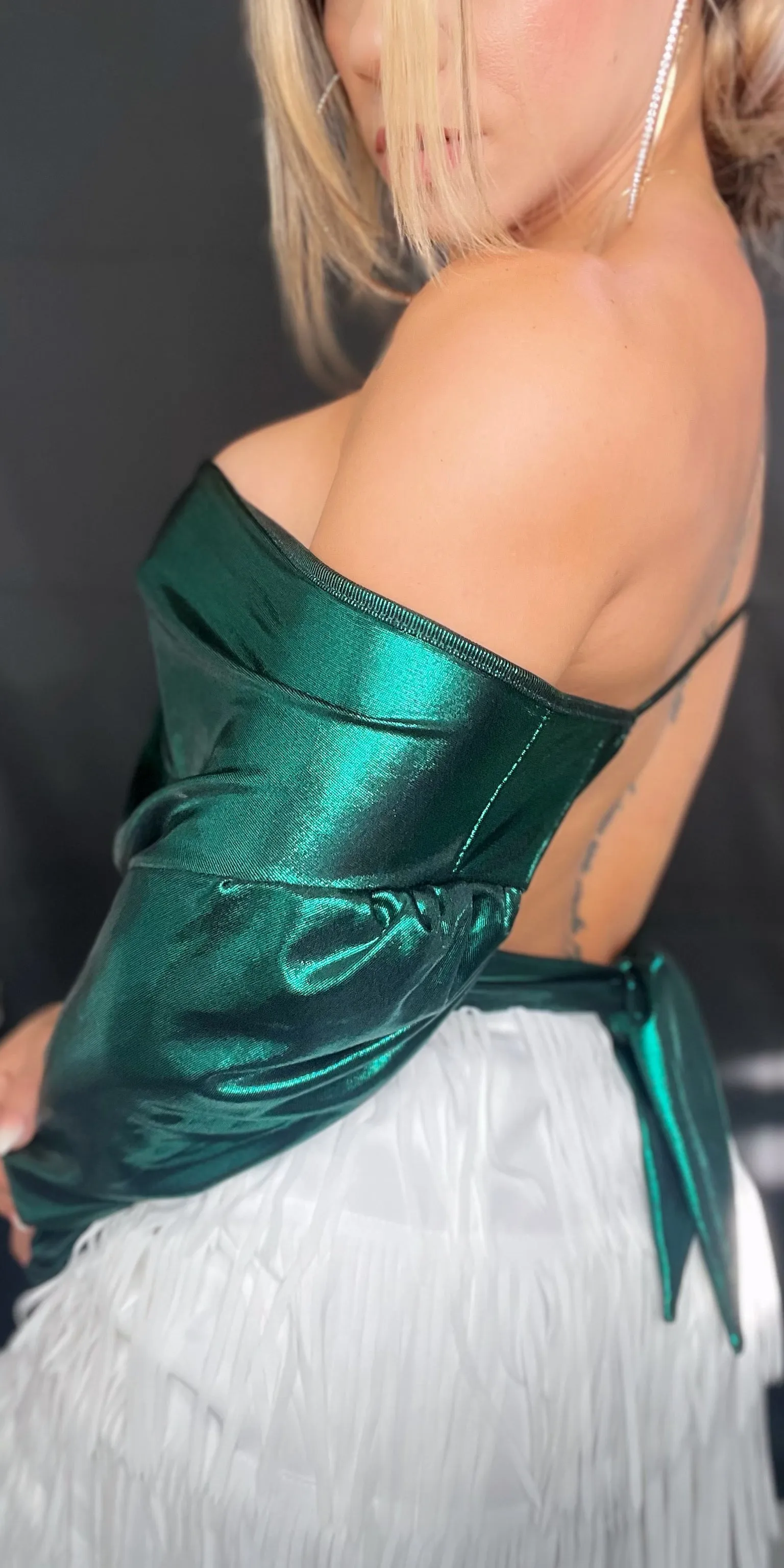 Stay Flawless Green Top