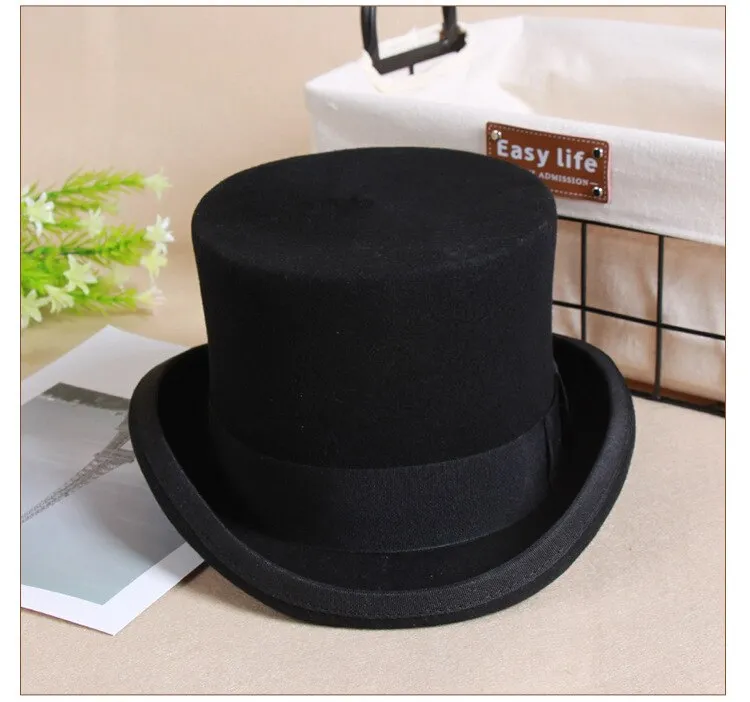 Steampunk Solid Colour Top Hat