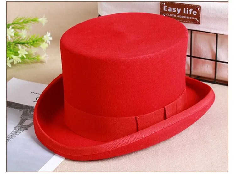 Steampunk Solid Colour Top Hat