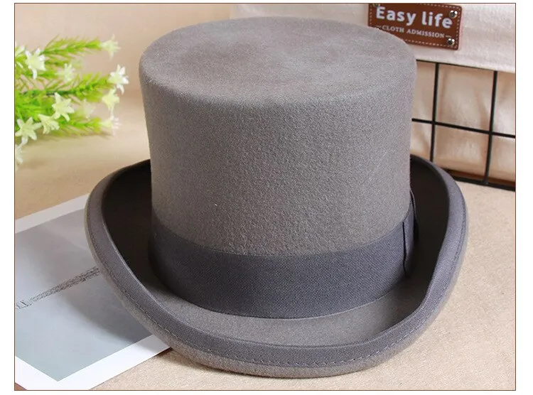 Steampunk Solid Colour Top Hat