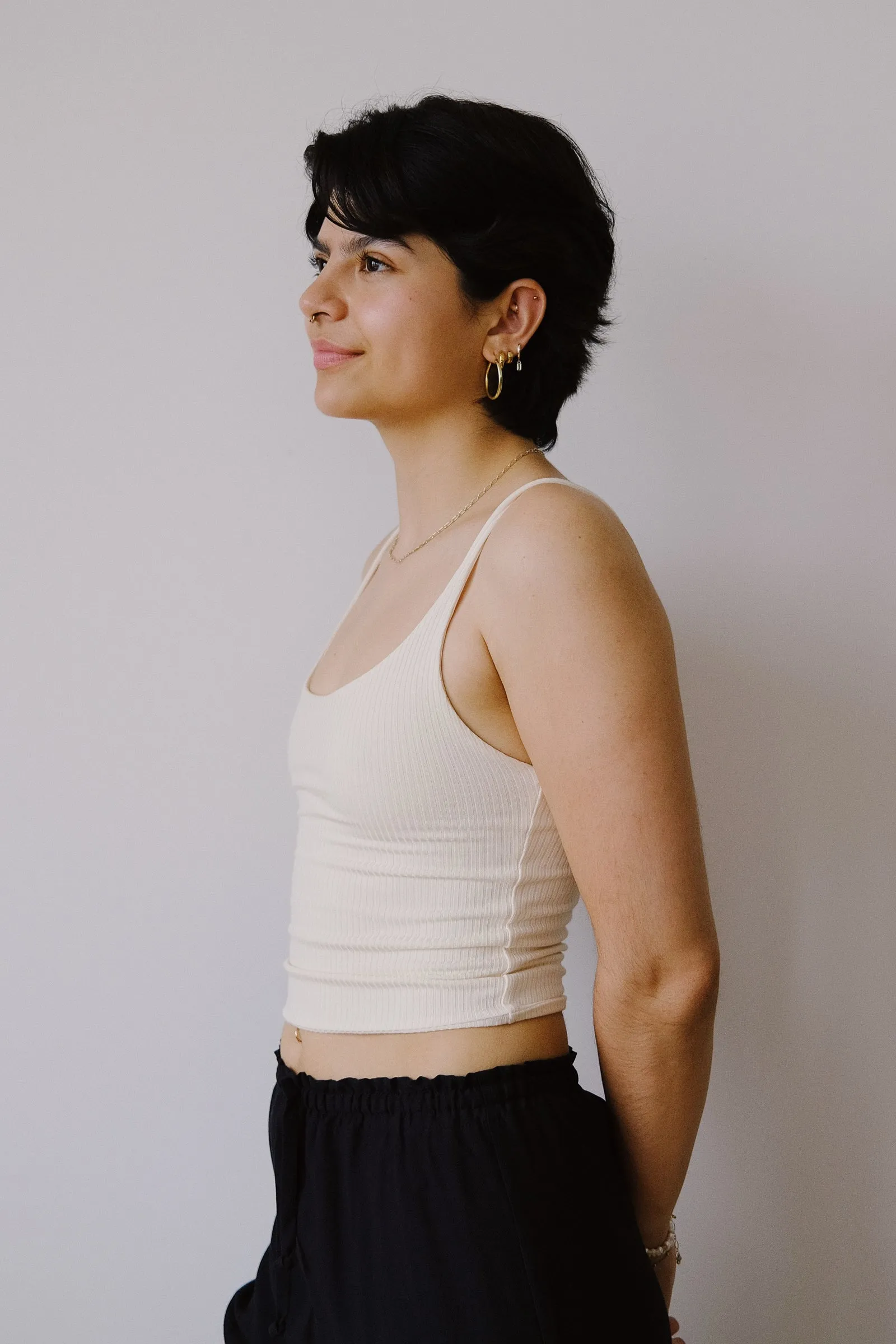 strap top - ada - creme