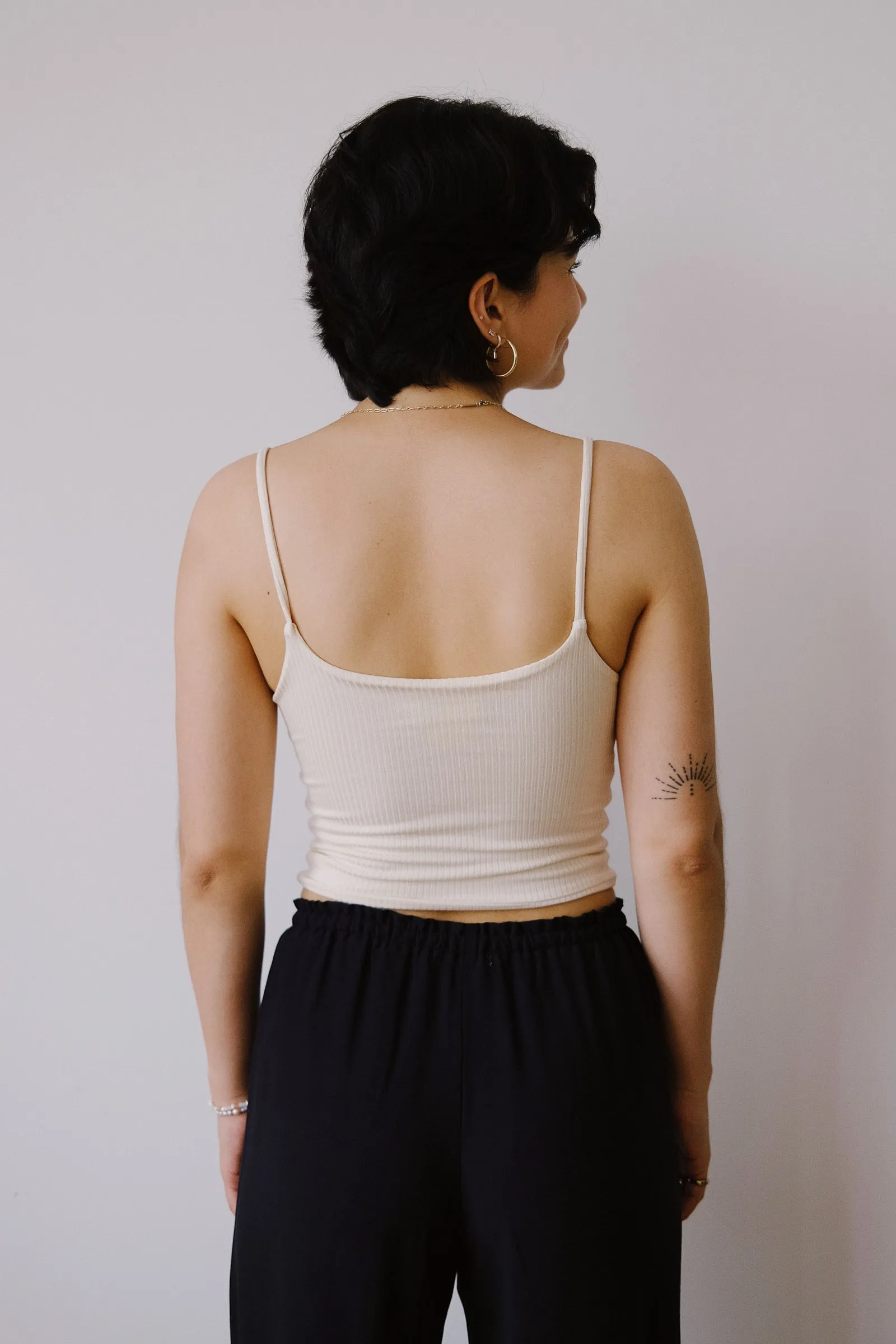 strap top - ada - creme